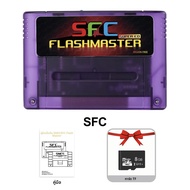 การ์ดเกม SFC 3000 ใน 1 พร้อมการ์ด TF 8GB การ์ดเกมสําหรับ Nintendo SNES คอนโซลเกม SFC พร้อม TF Card
