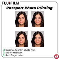 Original Fujifilm Waterproof Passport Photo/Gambar Passport/Lesen/GDL/Gambar Nikah/Visa /Printing/Cu