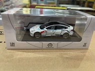 Tesla model3 1:64 toy 白色拉花跟美女人偶一個