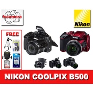 NIKON B500 FREE 64GB+TRIPOD+CLEANING SET+BAG+PANASONIC ENELOOP CHARGER(2100MAH)