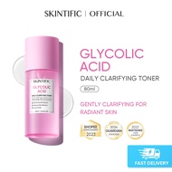 Expires:Aug2026 | SKINTIFIC Glycolic Acid Daily Clarifying Toner 80ml - Exfoliating Brighten Skin Wi