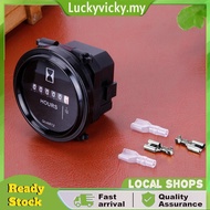 Digital Hour Meter 6V-80V Engine Hour Meter Quartz Timer Hourmeter Hour Counter Gauge for Car Marine