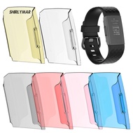 ஐSr Ultra-thin Precise Soft TPU Screen Protective Case Cover for Fitbit Charge 3