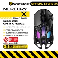 GravaStar Mercury X Superlight Wireless Gaming Mouse - Galaxy Black PAW3950