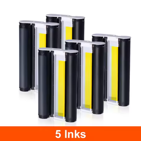 Color Ink Cassettes Compatible for Canon Selphy CP1300 CP1200 CP910 CP900 Photo Printer Color Ink Ph