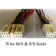 Power Window Sub Switch (Single Switch) Socket - Suitable Proton Wira/Satria/Perdana/BLM/FLX