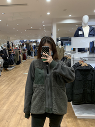 Genuine NEW UNIQLO Fitting Room Winter Mens And Womens Clothing Cooperation Polar Fleece Windproof W