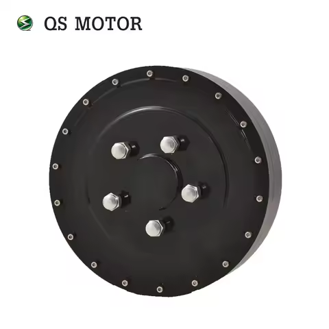 QS Motor 8000W 273 50H V3 72V 96V 20kW 350N.m Peak Brushless DC Gearless Electric Car In Wheel Hub M