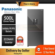 (Delivery for Penang ONLY) Panasonic 500L PRIME+ Edition Premium 2-Door Refrigerator  NR-BW530XMMM (Fridge Peti Ais Peti Sejuk 电冰箱  NR-BW530  NR-BW530XM)