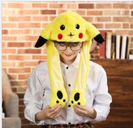 Pokemon Nhân Vật Bò Mũ Có Thể Di Chuyển Được Tai-Umbreon Gengar Eevee Snorlax Sang Trọng Mũ Động Vật