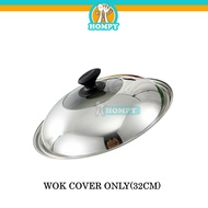 Stainless Steel Wok With Wood Handle/ Stainless Steel Wok/ Cooking Wok/Kitchen Wok/ Kitchenware/Kual