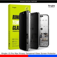 Ringke 15 Pro Max Privacy Tempered Glass Screen Protector