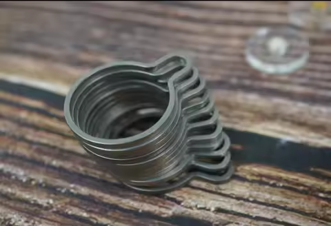 Titanium Alloy Lanyard Key Ring for SureFire G2, 6P, C2 FlashLight