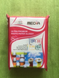 5 xấp Giấy in ảnh in hình khổ A6 dày ĐL: 230gms 1 xấp =100 tờ