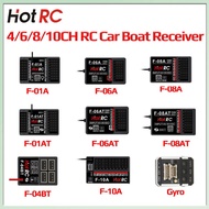 Hotrc 2.4GHz 4/6/8/10 CH F-04BT F-06AT F-08AT F-01AT F-10A Voltage Return Control Gyro Receiver For 