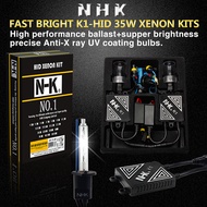 NHK AC 35W Fast Start Ballast HID Bulb Car Xenon Headlight Retrofit Conversion Kit H1 H3 H4 H7 H11 9005 9006 9012
