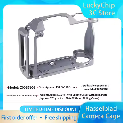 Falcam Camera Cage with Airtag Storage Compartment All Inclusive Protection L-Type Bottom Accessorie