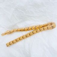 Chrome Hearts 22K 金手鏈 幼方格