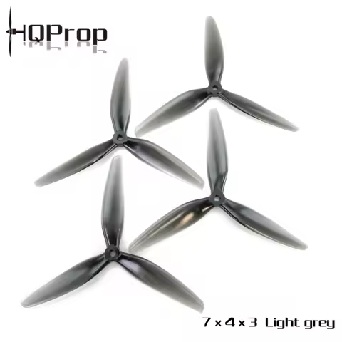 2pairs HQprop HQ 7X4X3 7040 Propeller 7*4 3-Blade Prop CW & CCW for RC FPV Freestyle 7inch Long Rang