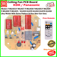 KDK / Panasonic Celling Fan PCB Board F-M14C5 F-M14C7 F-M14C8 F-M14D5 F-M14D9 F-M14DZ F-M14CZ K14X5