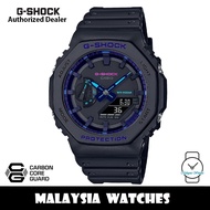 (OFFICIAL WARRANTY) Casio G-Shock GA-2100VB-1A Carbon Core Guard Black Resin Watch GA2100 GA-2100 GA