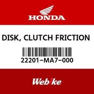 Warehouse Clearance DISK, CLUTCH FRICTION CB1300SF 22201MA7000 HONDA Original