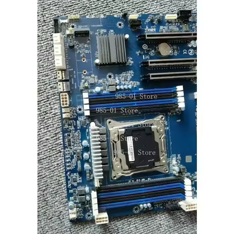 Gigabyte MU70-SU0 X99 Server Motherboard C612 LGA2011-3 Support E5-2678V3 2683V4 2699 ES Four NIC