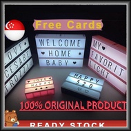 LED Letter Light Box A5 A6 Size LED Number Light Box DIY Digital Letters Cards Home Decoration Birthday Party Gift
