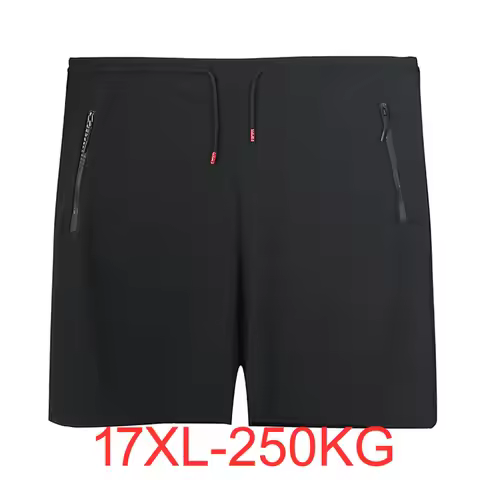 14XL 15XL 16XL 17xl Mens Summer Large Size Shorts Quick Dry Breathable Breeches Bermuda Male Plus Si