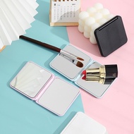 S'L Mini Square Portable Double-sided Vanity Mirror Cosmetic Vanity Foldable Pocket Mirror