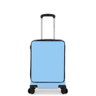 Traveler's Choice 21吋前開式拉鍊行李箱-鏡面藍