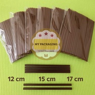 1000pcs STIRRER 12 CM 15 CM 17 CM - Coffee Straws Coffee Straws Flat Plastic Straws (1000 pcs/pack)