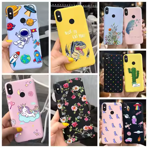 For Xiaomi Redmi Note 5 Case Silicone Cute Astronaut Back Cover Soft Phone Cases For Xiaomi Redmi No