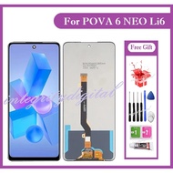 LCD For TECNO POVA 6 NEO Li6 Display Touch Screen Digitizer Assembly Phone Replacement
