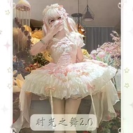 Time Dance Lolita Lolita Short Ballet Dress JSK Lolita Trailing Dress