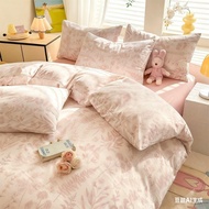 【Limited Time Sale】 Abraca Dabra 4 In 1 Soft Breathable Fitted Bedsheet Set With Pillowcase - Single