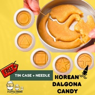 Squid Game - Korean Dalgona Candy / Sponge Candy / Honeycomb Toffee 鱿鱼游戏 韩国抠糖饼 DIY Game 亲子活动
