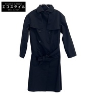 Moncler D10934901305 黑色雙排扣 ROCHE 尼龍風衣 00 [二手]