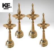 KERALA VILAKKU/Pure Brass Kuttu Vilakku Suitable For Pooja /Festival Decoration/Home Deocration/1 Se