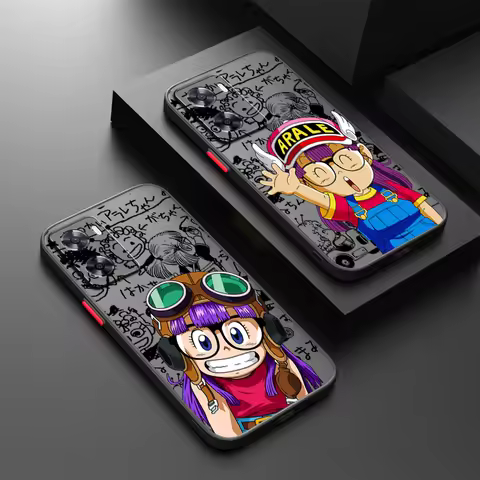 Anime Arales Dr Slumps Cute Frosted Translucent For OPPO X5 X3 A54S A5 A94 A16 A53S A57 A74 A72 A96 