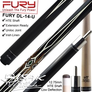 FURY DL-14 MAPLE POOL CUE - 13 MM - BILLIARD STICK STIK BILIAR BILYAR - LUX MN