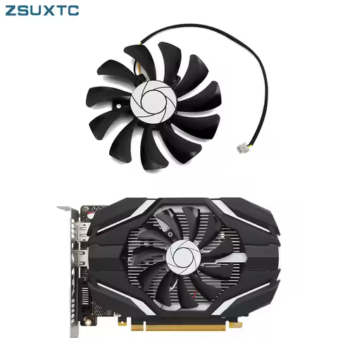 85mm HA9010H12F-Z DC 12V 0.57A 2Pin GTX1050 Ti Cooler Fan For MSI Geforce GTX 1050Ti 4G OC GTX 1050 