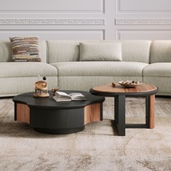 YBM-BSTJB4049A coffee table(85*85*29.5cm) Side table(65*60*39cm)