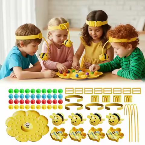 Little Bumblebee Multifunctional Board Game Puzzle Fishing Toys Interactive Educational Toys For Kid