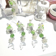Handmade keychain 1 4-Leaf Clover wind Chime