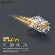 MEF 100PCS Cat6 UTP FTP RJ45 Ethernet Network Cable Connector Professional Modular Plug For Router S