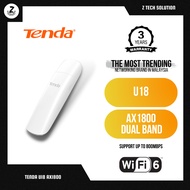 Tenda U18 AX1800 Wifi 6 Adapter Dual Band - Wifi Adapter for Computer / Laptop