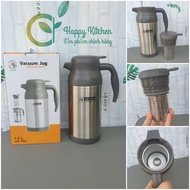 Zebra 1.2L thermos with tea filter