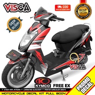 Decal Kymco Free Ex Full Body Stiker Kymco Free Ex Full Body Kymco Free Ex Racing
