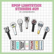 KPOP Lightstick Waterproof Stickers 29 | EVNNE, MCND, The KingDom, DKB, NTX, ATBO, TO1